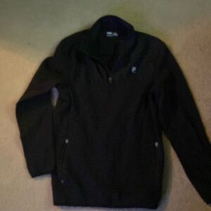 Black Fila 3/4 zip up size adult small